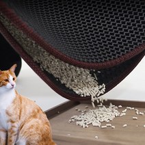고양이 화장실 모래 2중 벌집 매트, 블랙