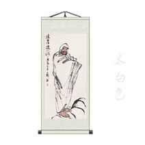 건강 달마 도사 현관에걸면좋은 돈들어오는 스님 대사 그림 사무실 개업 선물 절 집들이, 두루마리 + J + 단일