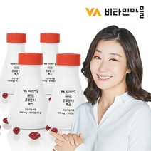 비타민마을 11종복합기능성 코엔자임Q10 코큐텐 11 맥스 4병 360캡슐 12개월분, 단품, 단품