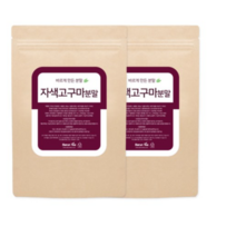 바른티 자색고구마 분말, 2개, 200g