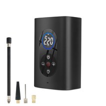 Jansite Car Portable Wireless Air Pump 4000mAh Battery LCD Digital Auto Electric Compressor For Moto, 02 TC09