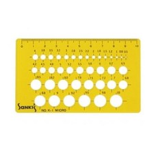 산키스 템플레이트 원형 NO.K-1 MICRO -38710, 본상품선택