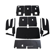 차팡 트렁크매트 아우디 Q7 2세대 페리(20년-) 에어서스펜션X 차박매트 풀커버 + 도어매트, 에어서스펜션O, [SS]블랙/블랙