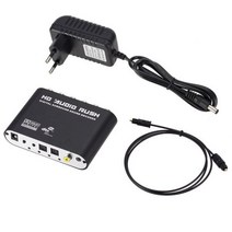 (에서 선박 us) 디지털 5.1 오디오 디코더 돌비 Dts/Ac-3 광 채널 RCA 아날로그 변환기 사운드 어댑터 앰프 TV 오디오103913, EUplug