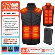전기방석 전기담요 USB 차량용 12V 남성 및 여성용 팬 조끼 여름조끼 선풍기조끼USB 충전 선풍기옷.에어컨 의류 냉각 얼음조끼 고온 작업 얼음조끼2023, 51.17Areas-Black-5V-2SW - (EU)