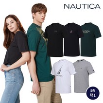 [NAUTICA] NEW 노티카 클래식 로고 반팔티셔츠 5컬러 택1