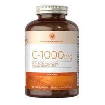 비타민월드 Vitamin World C-1000mg 비타민 월드 비타민C 바이오플라보노이드 앤 와일드 로즈힙 함유 250정, 1개, 1