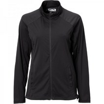 썬마운틴 여성용 제퍼 풀집 골프 재킷122987, M, Black