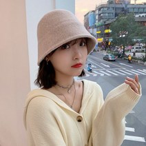 보슈 여성 가을 겨울 벙거지 니트 골지 모자 버킷햇 비니 cn3-8