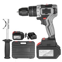 뿌레카 함마 드릴 해머 Cordless Electric Drill Driver 21V Max Torque 200N.m 1/2 Inch Metal Keyless Ch, 01 Black