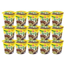 오뚜기 텁누들 짜장맛 컵, 40.5g x 15개