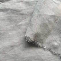 135cm 너비 원사 염색 천연 100 순수 린넨 아마 원단 봉제 천 드레스 가운 여름 얇은 diy 수제, 135x100cm, 달빛