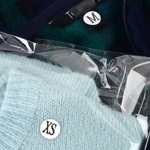 의류 바지 사이즈 스티커 S M L 표시 빅사이즈 스티카 라벨