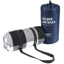 에코팩토리 피크닉 방수 돗자리, 스퀘어 블랙