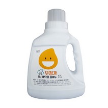강청 무첨가 EM세탁세제1.3L 순비누세제