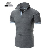 남성용 반팔 티셔즈 남성 반팔 카라티셔츠 반팔