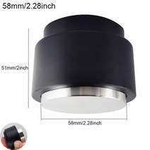 51/53/58mm Portafilter 커피 홀더베이스 필터 바리 스타 액세서리 분배기 Tamper Mat, 58mm F Tamper