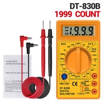 핸드 헬드 DT830B 디지털 멀티 미터 AC/DC LCD 미니 전압계 전류계 옴 테스터 750/1000V 프로브와 높은 안, 02 Multimeter Digital