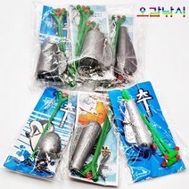 묶음추 원투채비 묶음 바늘 바다 백조기 방파제 생활 낚시용품, 날개형 묶음추12호(1개입), 바늘호수13호