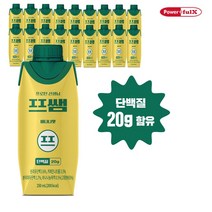 [단백질 20g] 파워풀엑스 프쌤 단백질음료 바나나맛 250ml x 18개
