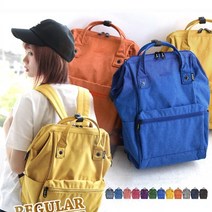 판매율1등 만족도1등 anello 8컬러 백팩 아넬로백팩 단색백팩 스퀘어백팩, 투톤블루