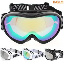 [인슬로]성인용 미러렌즈 스키/보드 고글 RIK8205/안경병용, 단품