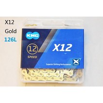 KMC 자전거 체인 118L X11EL X12 X11 X10 X9 Z9 10 속도 도로 MTB CRANKSET 8 9 11 12S 변속기 2020, X12 Gold