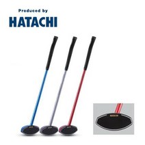 하타치 그라운드 골프채 골프클럽 하드페이스 클럽2 BH2441, 레드 84cm (좌타자)