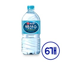 농심 백산수 1L X 6개 1묶음