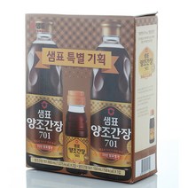 샘표 양조간장 701 860ml 2개 + 양조간장 501 150ml 1개, 2세트