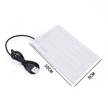 USB 접착제 패드 빠른 가열 탄소 섬유 난방 열 매트 천 조끼 재킷 신발용 1 개, [02] A2