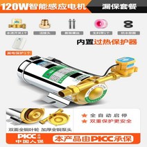증압 가압 펌프 가정용 아파트 자동 무소음 온수기 가압펌프 220V 배관 수도 펌프, 120W 전자동누보