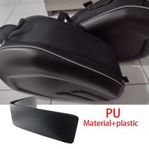 오토바이 탱크백 방수 오토바이 안장 가방 헬멧 모토 사이드 후미 수하물 연료 탱크 혼다 + 비옷, 02 PU