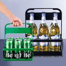 EMC커피캐리어 캠핑 컵 배달 캔 음료수 6구 홀더 트레이, 1-커피캐리어-그린