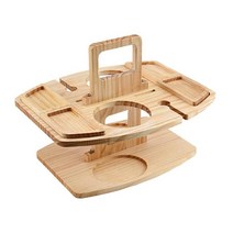 야외용테이블 야외테이블세트 테라스테이블 피크닉테이블 캠핑테이블 목재 휴대용 야외 접이식 테이블 과일, 01 a