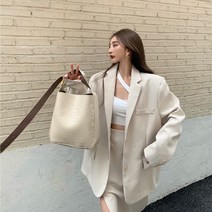 V넥 라운드 원피스 셔츠 치마 블라우스 여성 플라워 패셔너블한 세트 여자 빈티지 정장 코트 하이웨이스트 절개 스커트 안에