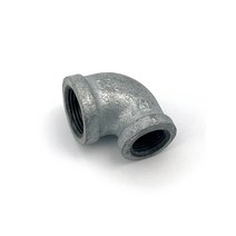철 이경엘보 25A-20A 배관자재 나사 설비 수도부속 파이프 연결 배관부속, 1개
