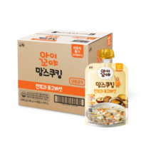 아이꼬야 맘스쿠킹 이유식 100g 9개월부터, 혼합맛(전복/표고버섯), 1000g, 6개