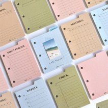 아트박스/천유 [플레픽] 프리스타일 인덱스패드 - 미니3공, 02 먼슬리