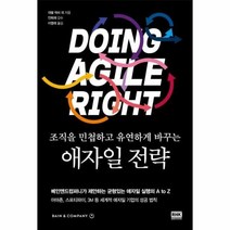 애자일 전략 조직을 민첩하고 유연하게 바꾸는, 상품명