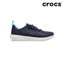 [크록스(CROCS)] 크록스 라이트라이드 페이서 키즈 네이비 206011-462