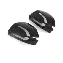 백미러 사이드미러 후사경 백미러 커버 캡 카본 블랙 사이드 도어 현대 자동차 2019 개, 01 1 Pair