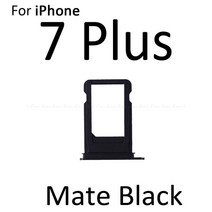Sim 카드 트레이 아이폰 7 8 플러스 Sim 홀더 교체 부품, 07 Matte Black 7 Plus