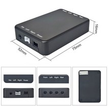어라운드뷰 옴니뷰 전후방 호환용 DIYKIT 4 웨이 컨트롤 박스 스위치 비디오 채널 컨버터 360 ° 자동차, 한개옵션0