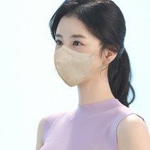 케이퓨리 귀편한 숨쉬기편한 새부리형 항균 구리마스크 중형 베이지 50매+덴탈, 50매