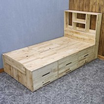 수프로가구 원목 2단수납침대 SS-기본형/헤드형, 헤드형