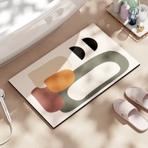 태영스토어 빨아쓰는 4세대 규조토 욕실 발매트, 화이트