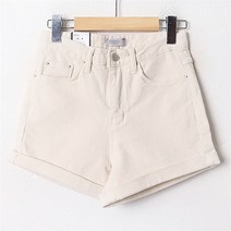 [강물처럼] 아이우먼 톡톡기모롤업반바지 LOB444M011 빅사이즈 (6265747)
