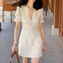 Elia 레이스 러블리 라인 미니원피스