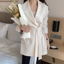 UTMOST 스트랩 하프자켓 - 3 Size (더블카라/하객룩)